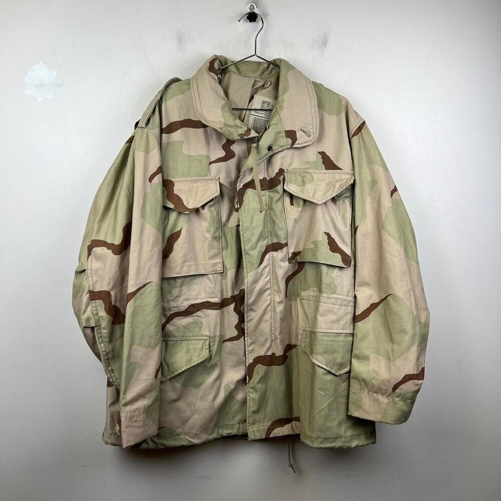 Military  M65 Field Desert Camo Jacket Size L
